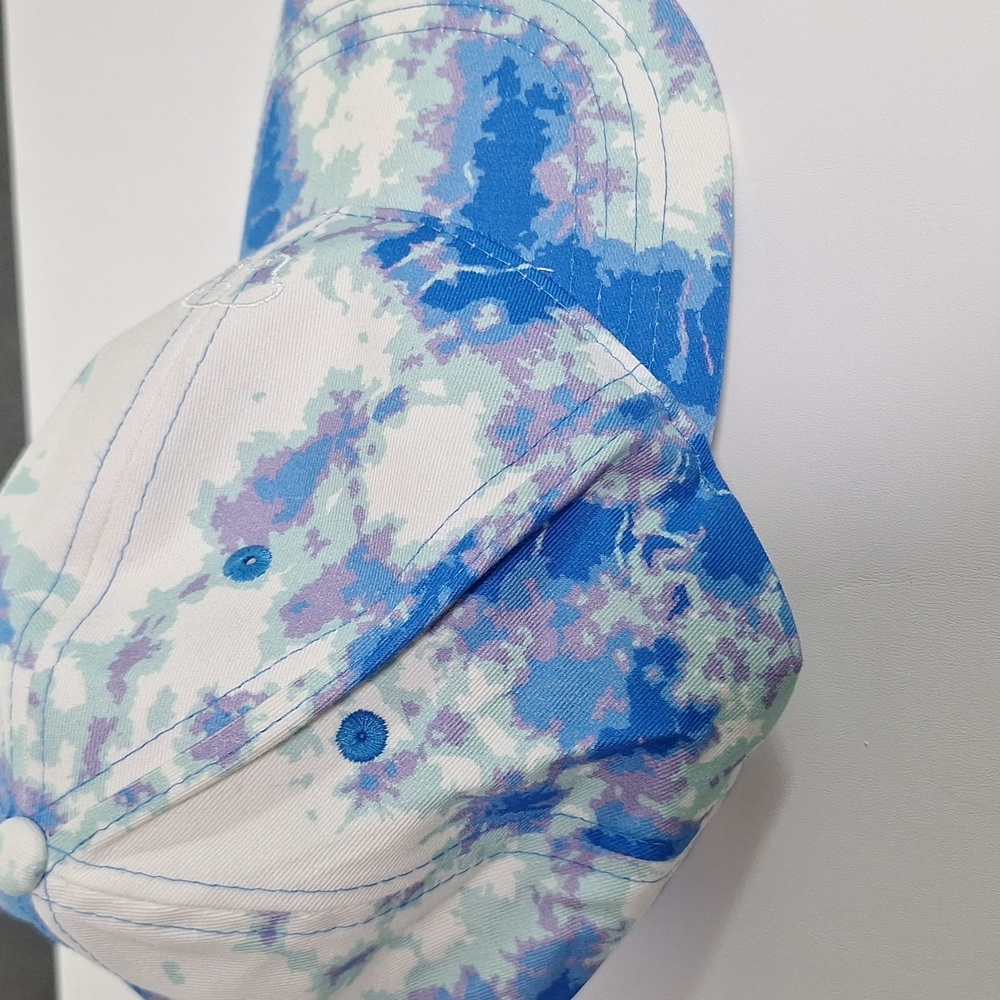 Ivory Ella Blue and Cream Women's Hat - Picture 4 of 8